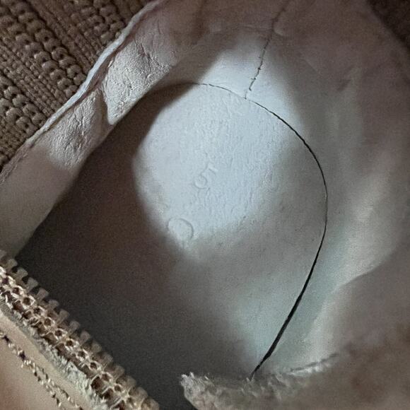 Consciously Baby Leather Knit Combat Boots - Picture 11 of 11